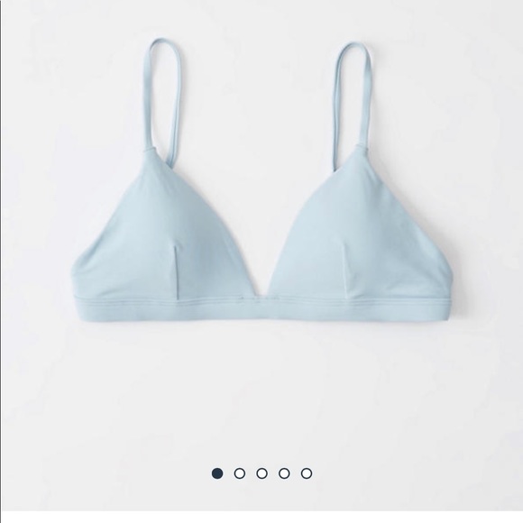 Abercrombie & Fitch Other - Adjustable strap padded triangle bikini top sz S